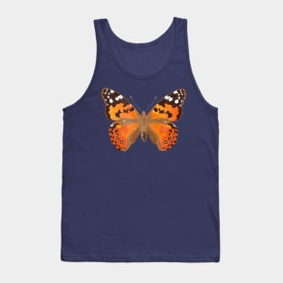 Painted Lady Butterfly Tank Top